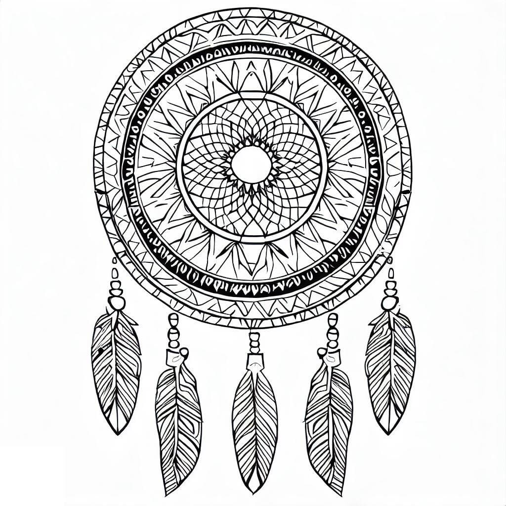 Mandalas Attrape rêves 3